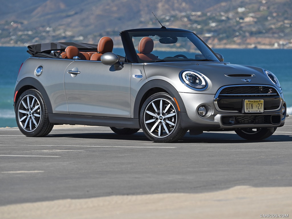 2016 MINI Cooper S Convertible (Color: Melting Silver Metallic) - Front