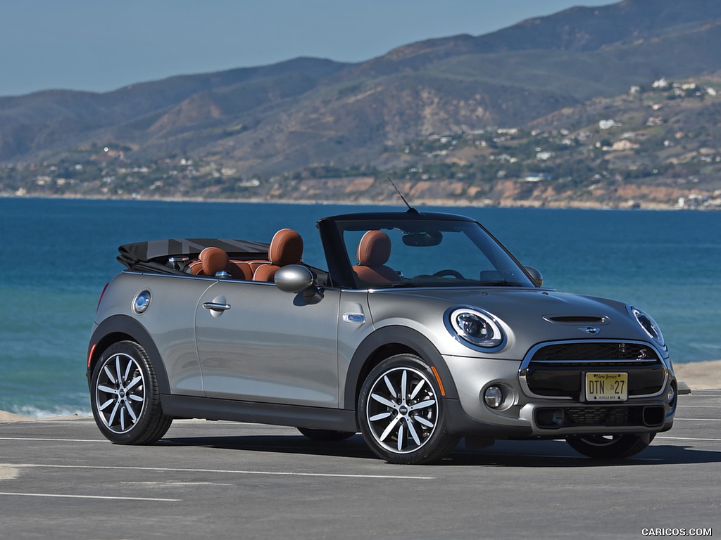 2016 MINI Cooper S Convertible (Color: Melting Silver Metallic) - Front