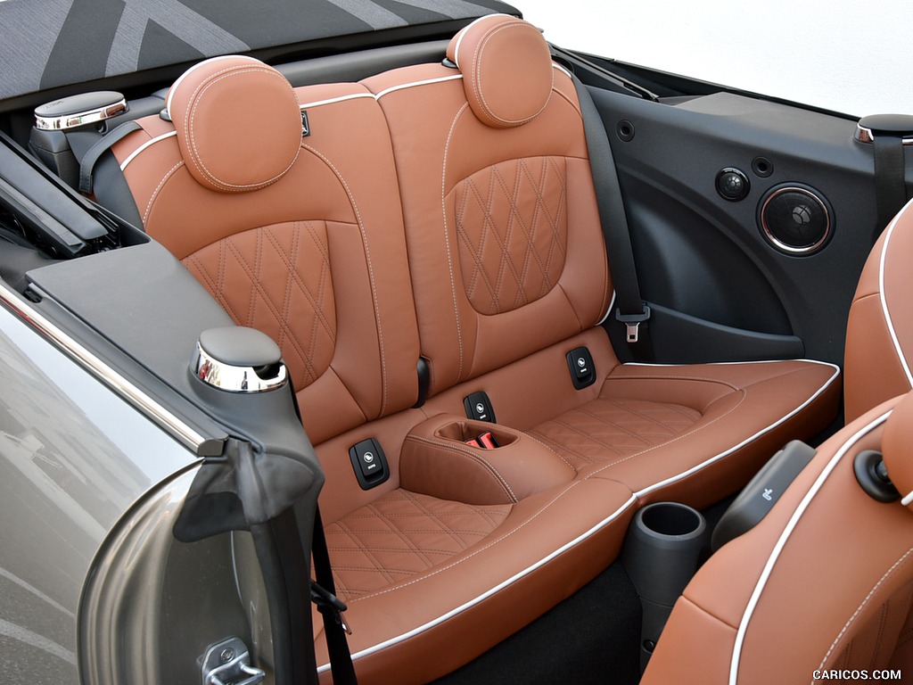 2016 MINI Cooper S Convertible (Color: Melting Silver Metallic) - Interior, Rear Seats