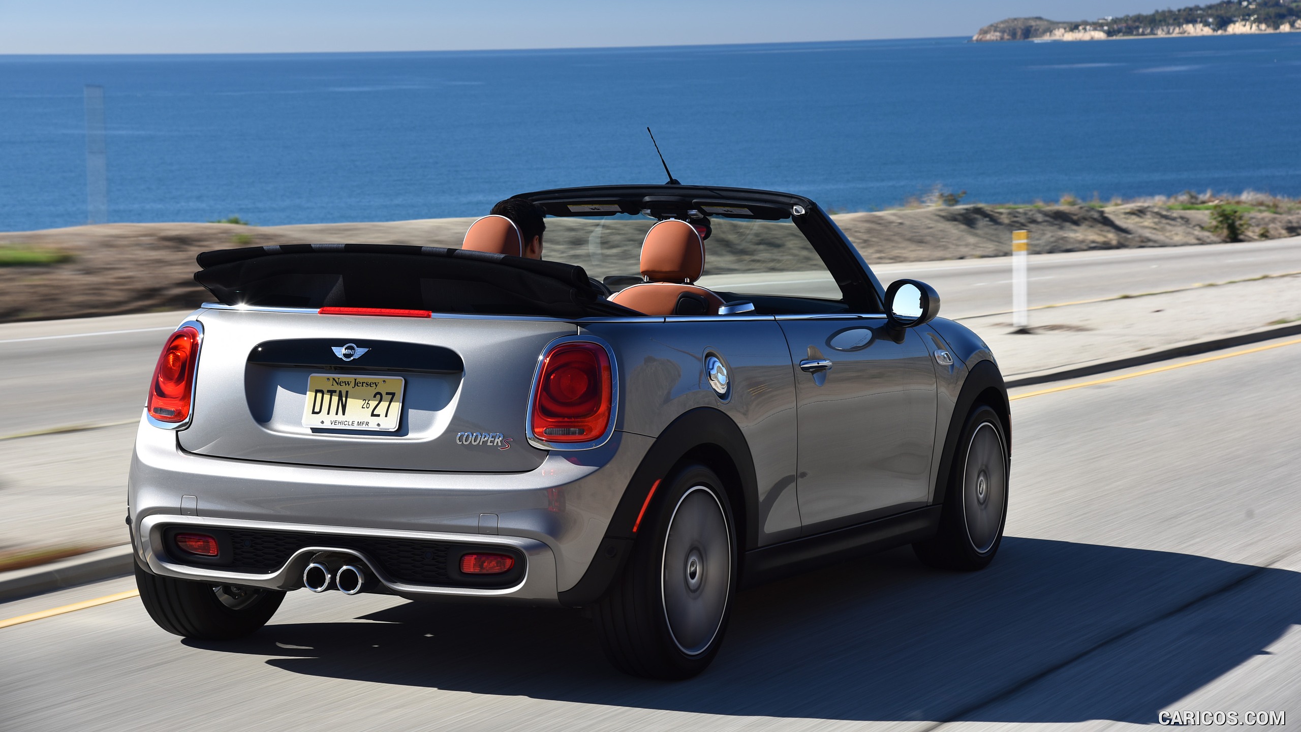 2016 MINI Cooper S Convertible (Color: Melting Silver Metallic) - Rear ...