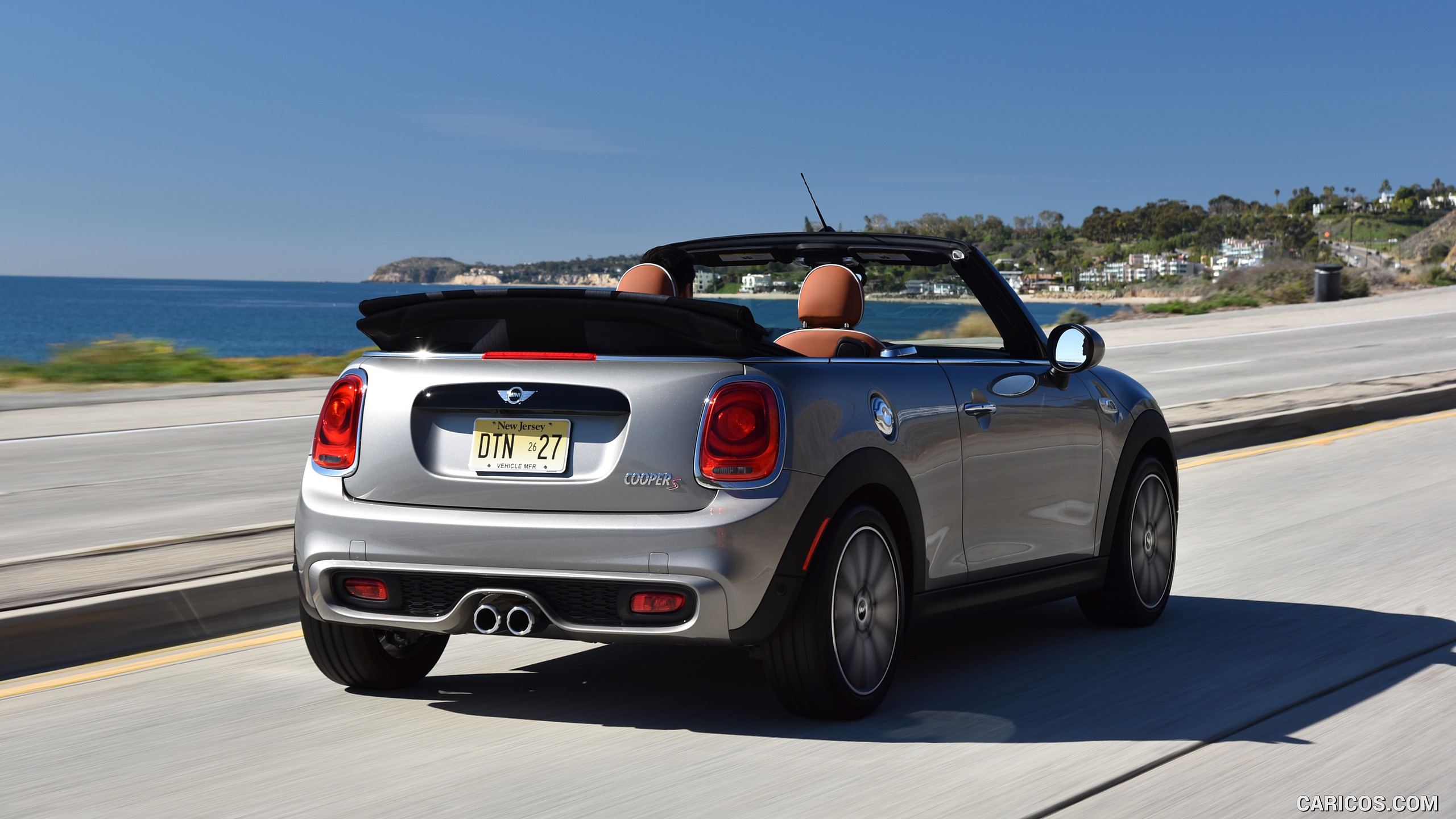 2016 MINI Cooper S Convertible (Color: Melting Silver Metallic) - Rear ...