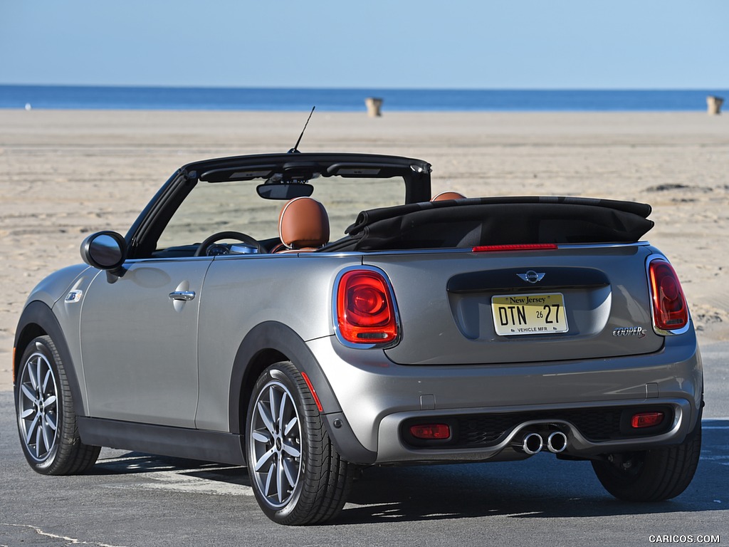 2016 MINI Cooper S Convertible (Color: Melting Silver Metallic) - Rear