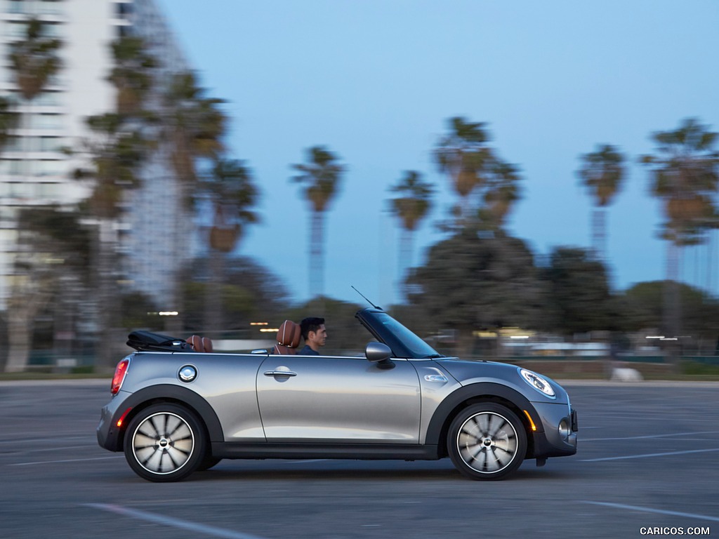 2016 MINI Cooper S Convertible (Color: Melting Silver Metallic) - Side