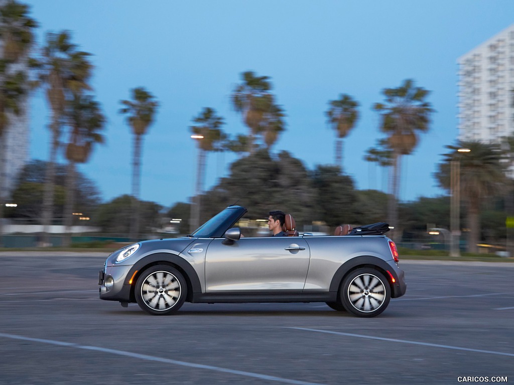 2016 MINI Cooper S Convertible (Color: Melting Silver Metallic) - Side