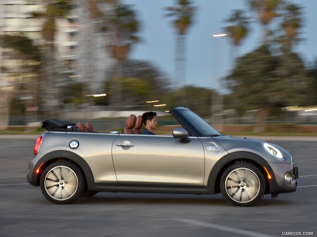 2016 MINI Cooper S Convertible (Color: Melting Silver Metallic) - Side