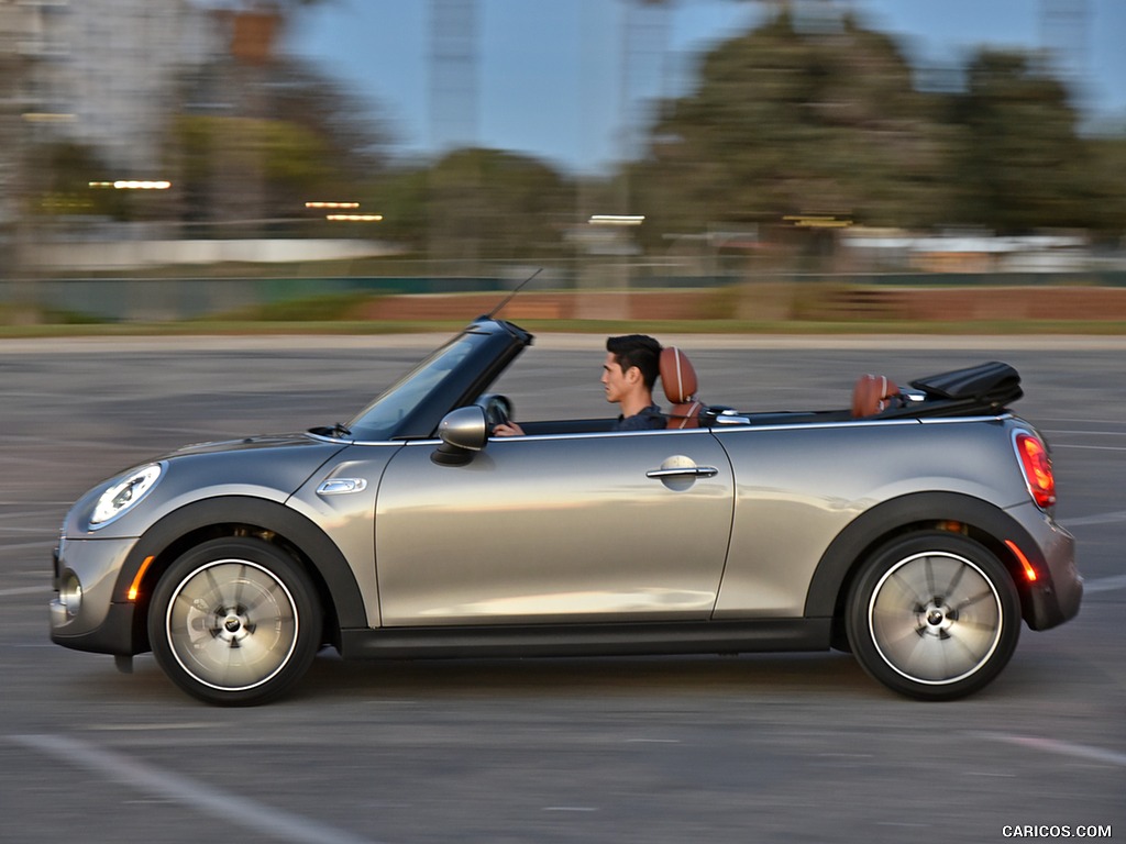 2016 MINI Cooper S Convertible (Color: Melting Silver Metallic) - Side