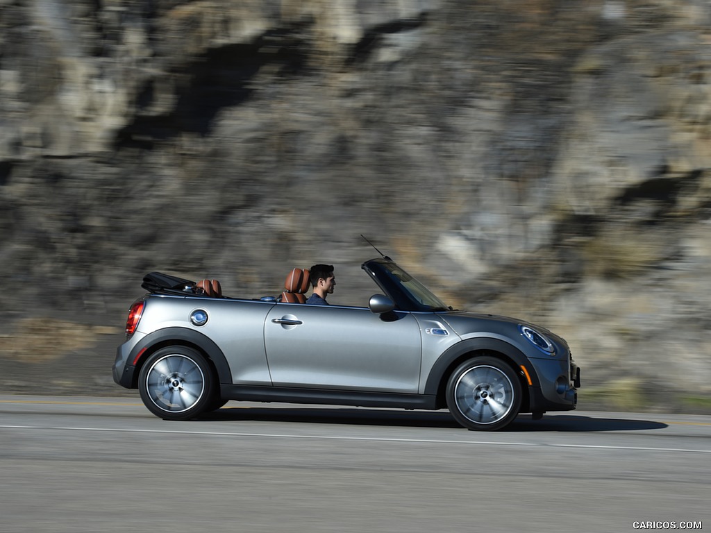 2016 MINI Cooper S Convertible (Color: Melting Silver Metallic) - Side