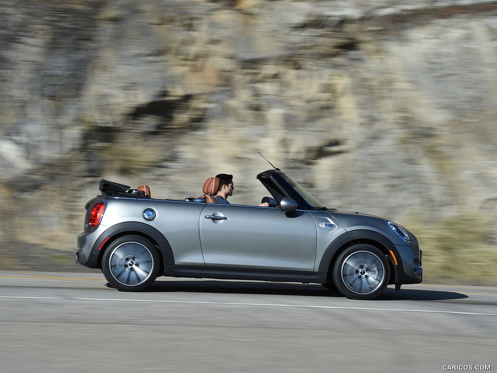 2016 MINI Cooper S Convertible (Color: Melting Silver Metallic) - Side