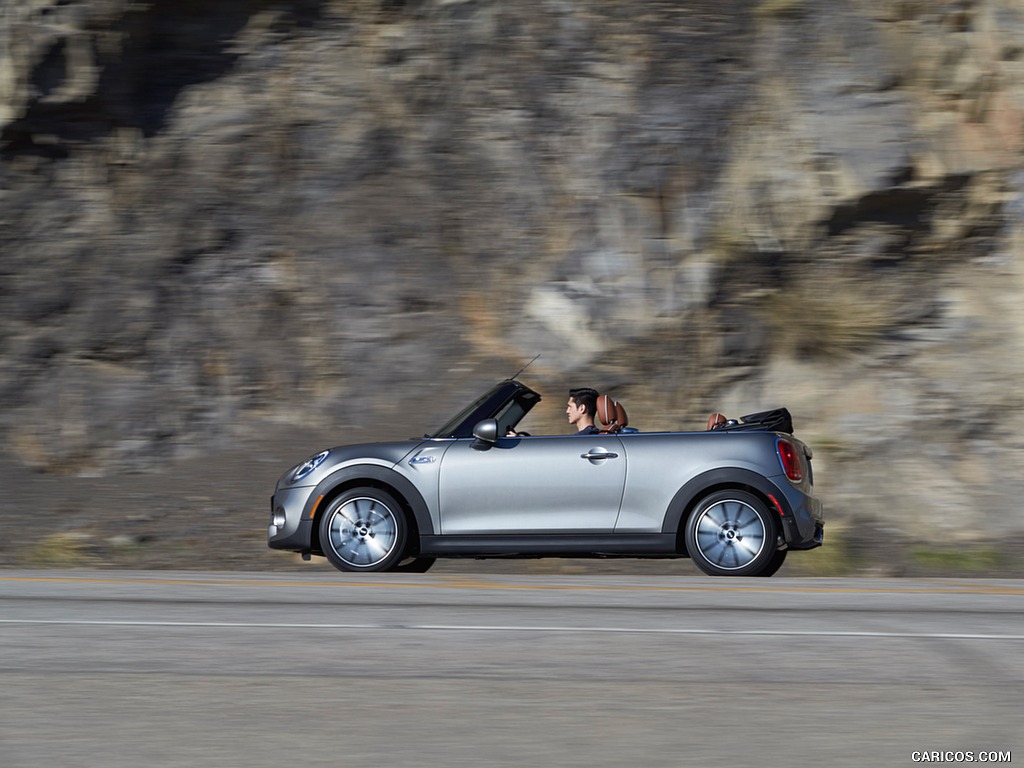 2016 MINI Cooper S Convertible (Color: Melting Silver Metallic) - Side