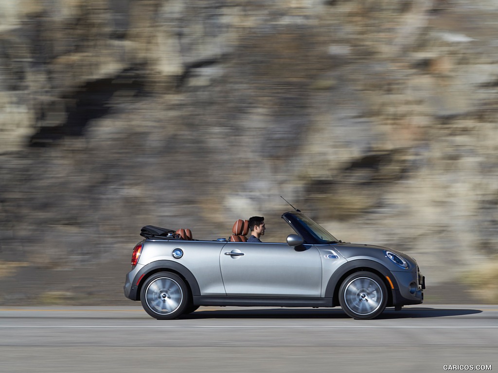 2016 MINI Cooper S Convertible (Color: Melting Silver Metallic) - Side