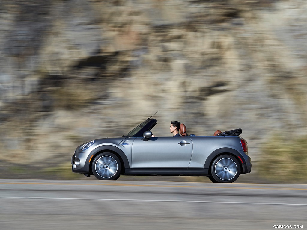 2016 MINI Cooper S Convertible (Color: Melting Silver Metallic) - Side