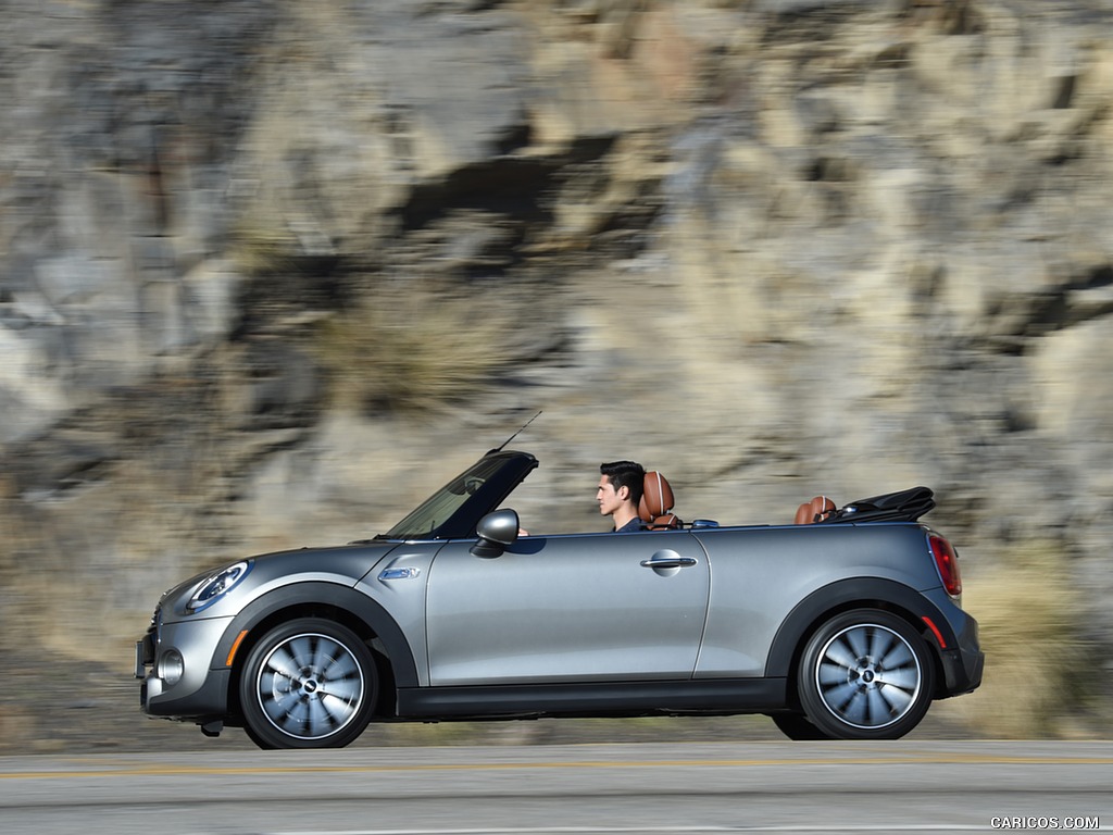 2016 MINI Cooper S Convertible (Color: Melting Silver Metallic) - Side