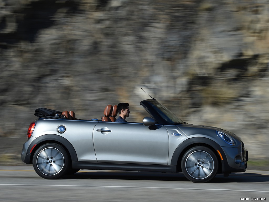 2016 MINI Cooper S Convertible (Color: Melting Silver Metallic) - Side