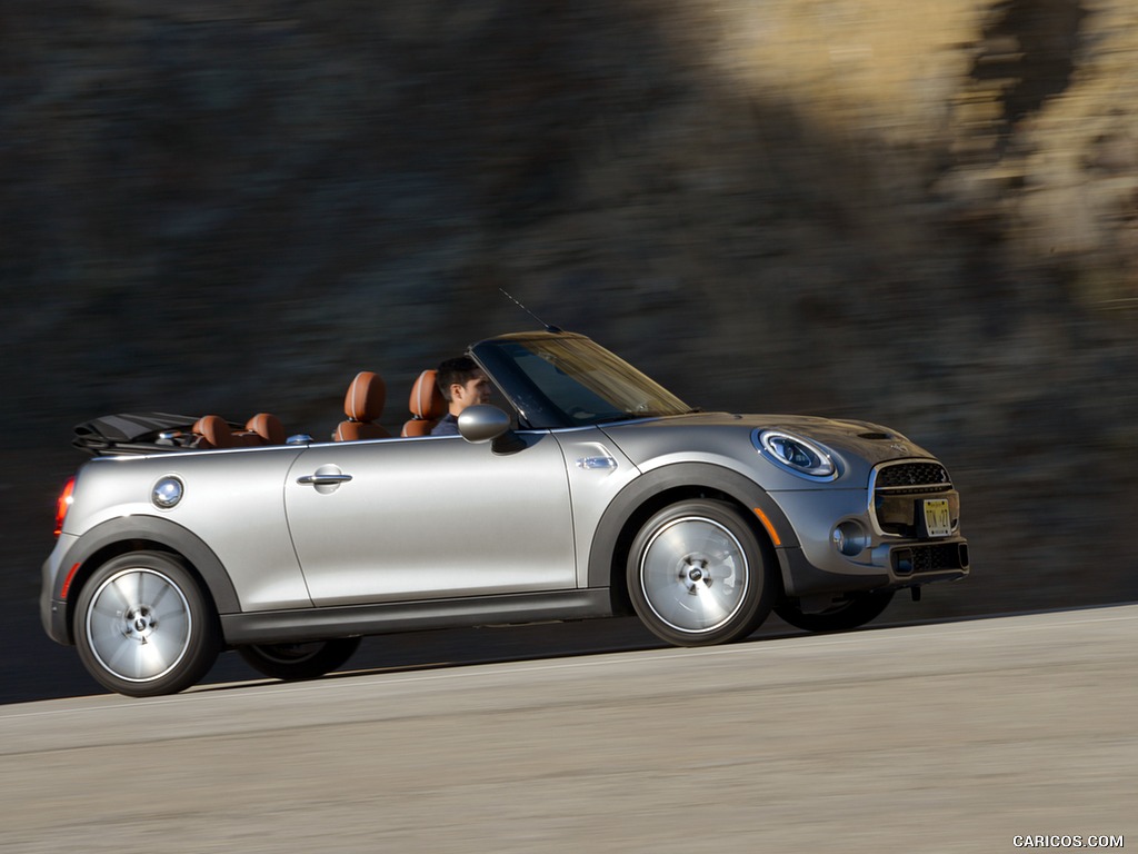 2016 MINI Cooper S Convertible (Color: Melting Silver Metallic) - Side