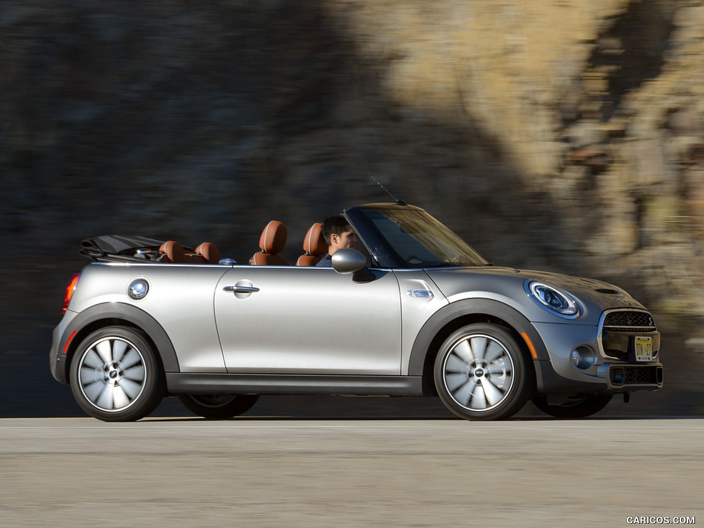 2016 MINI Cooper S Convertible (Color: Melting Silver Metallic) - Side