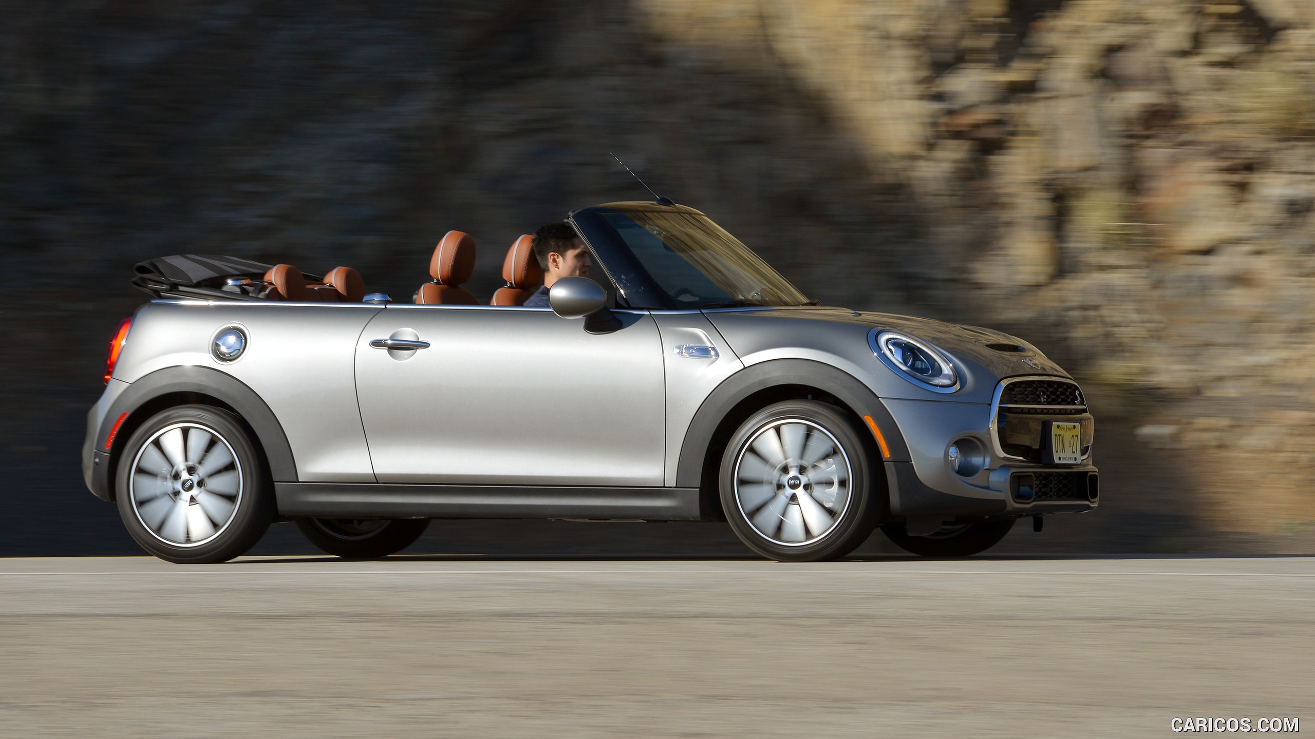 2016 MINI Cooper S Convertible (Color: Melting Silver Metallic) - Side ...