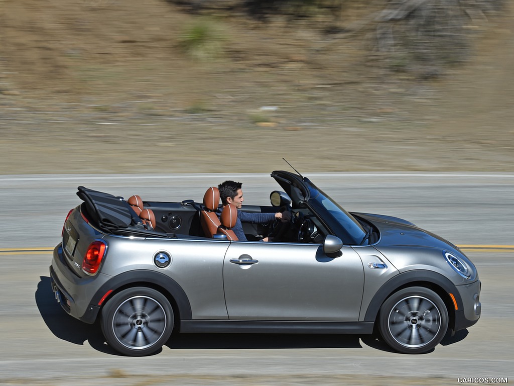 2016 MINI Cooper S Convertible (Color: Melting Silver Metallic) - Side