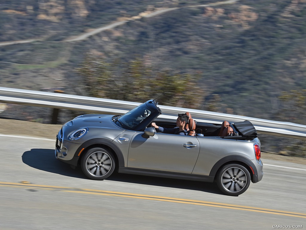 2016 MINI Cooper S Convertible (Color: Melting Silver Metallic) - Side