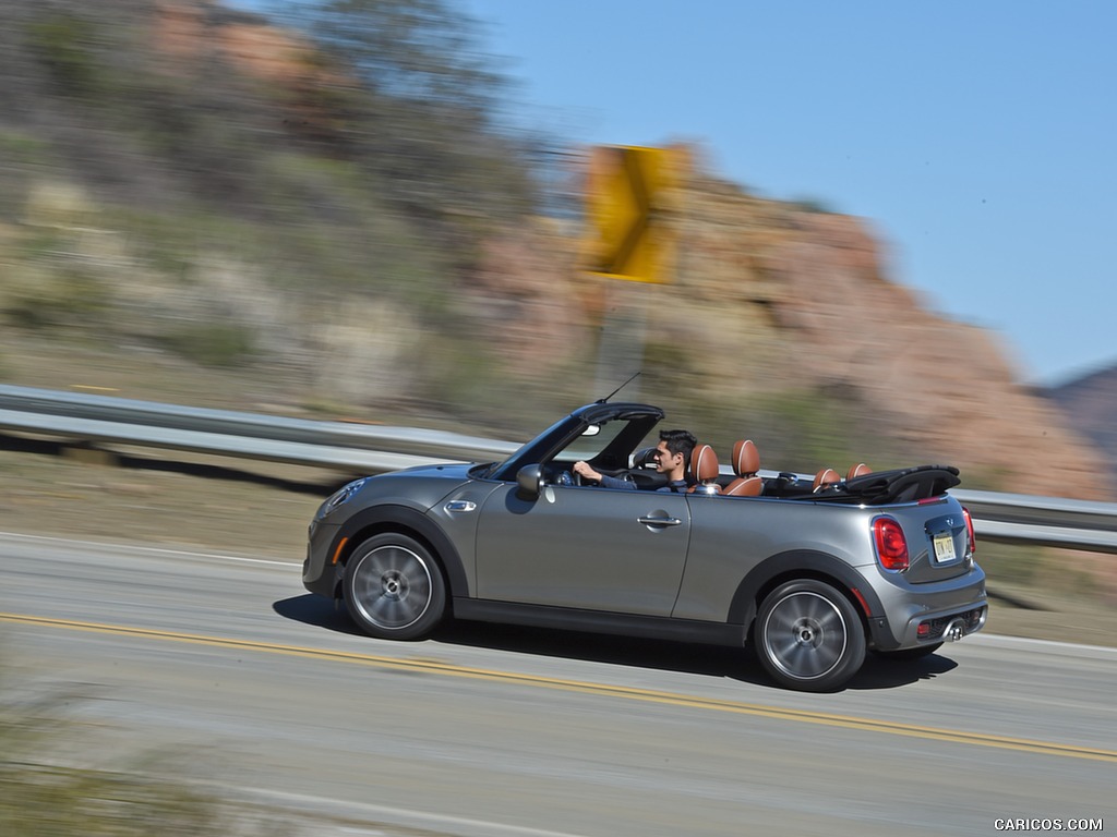 2016 MINI Cooper S Convertible (Color: Melting Silver Metallic) - Side