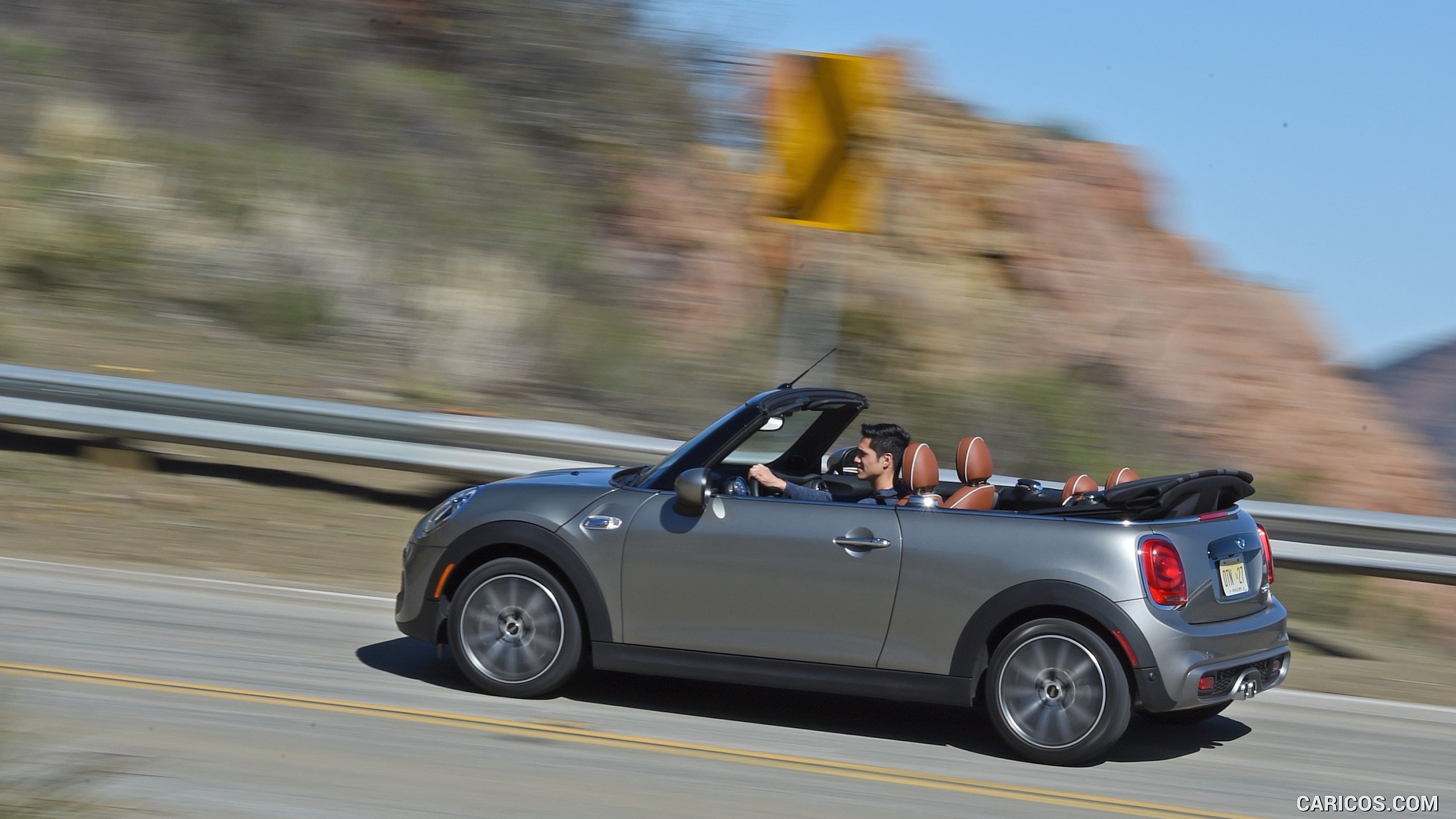 2016 MINI Cooper S Convertible (Color: Melting Silver Metallic) - Side ...