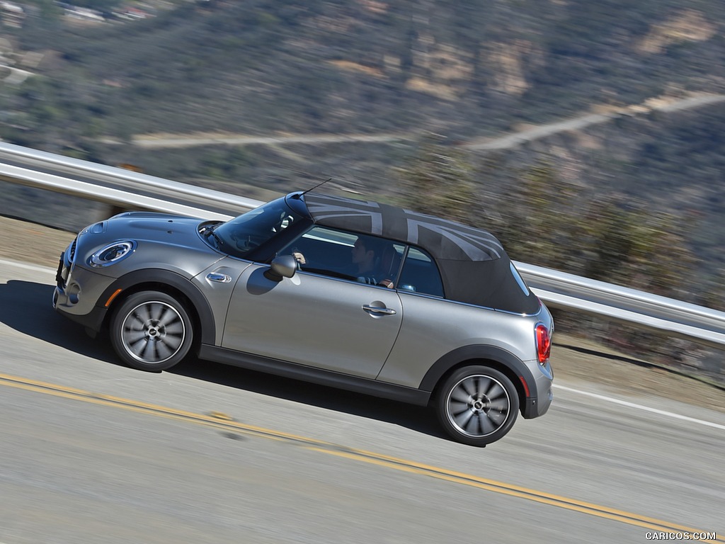 2016 MINI Cooper S Convertible (Color: Melting Silver Metallic) - Side