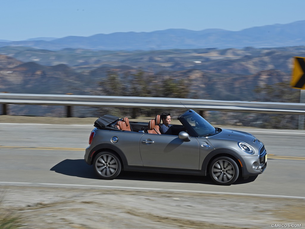 2016 MINI Cooper S Convertible (Color: Melting Silver Metallic) - Side