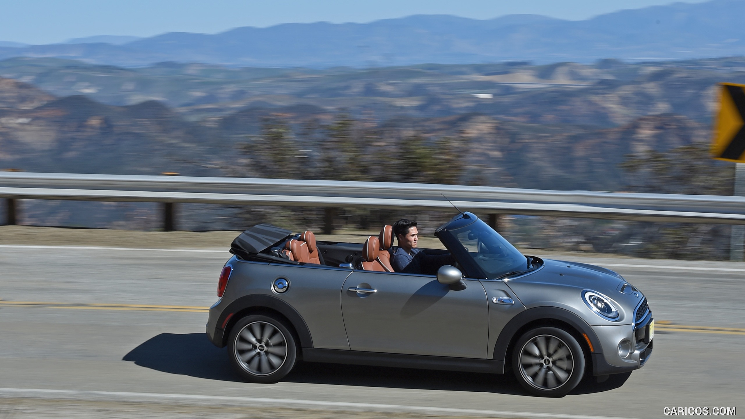 2016 MINI Cooper S Convertible (Color: Melting Silver Metallic) - Side ...