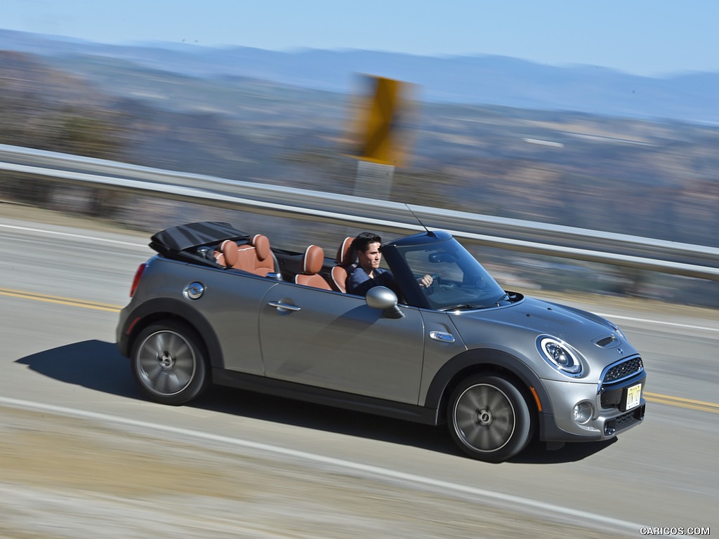 2016 MINI Cooper S Convertible (Color: Melting Silver Metallic) - Side