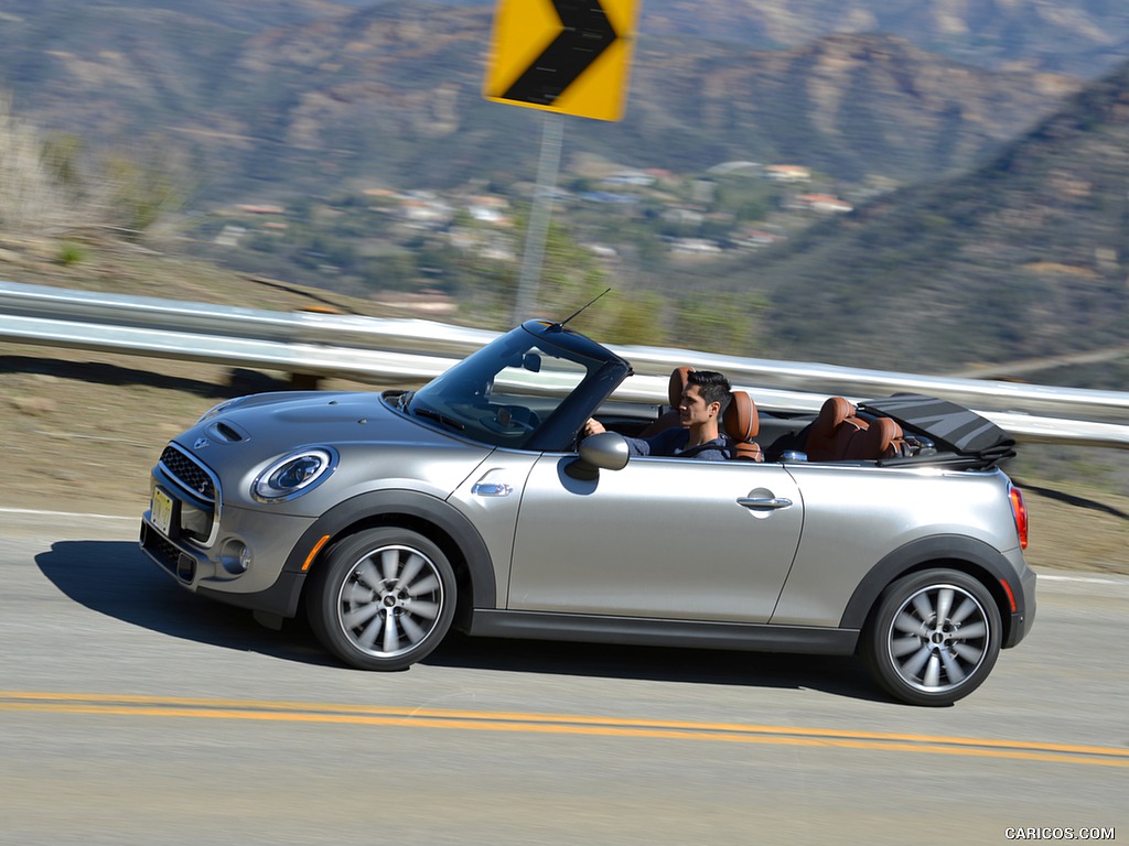 2016 MINI Cooper S Convertible (Color: Melting Silver Metallic) - Side