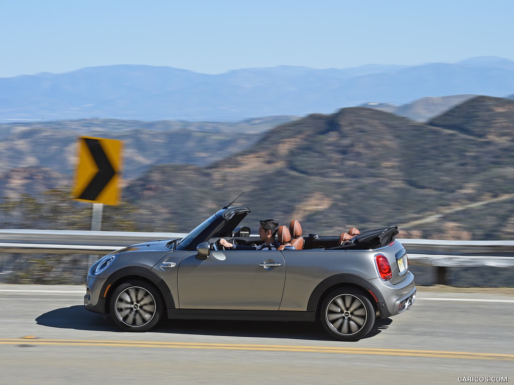 2016 MINI Cooper S Convertible (Color: Melting Silver Metallic) - Side