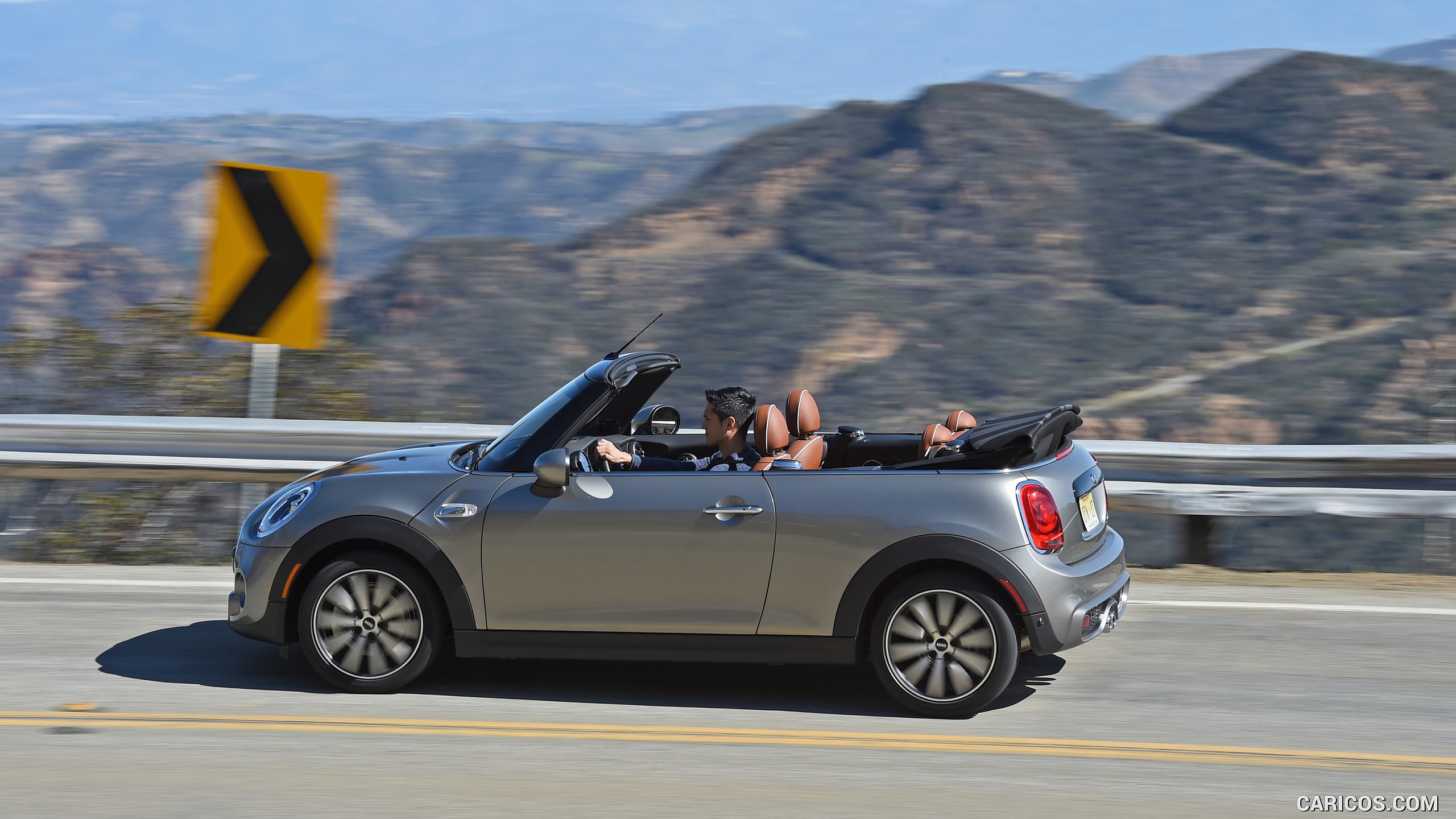 2016 MINI Cooper S Convertible (Color: Melting Silver Metallic) - Side ...