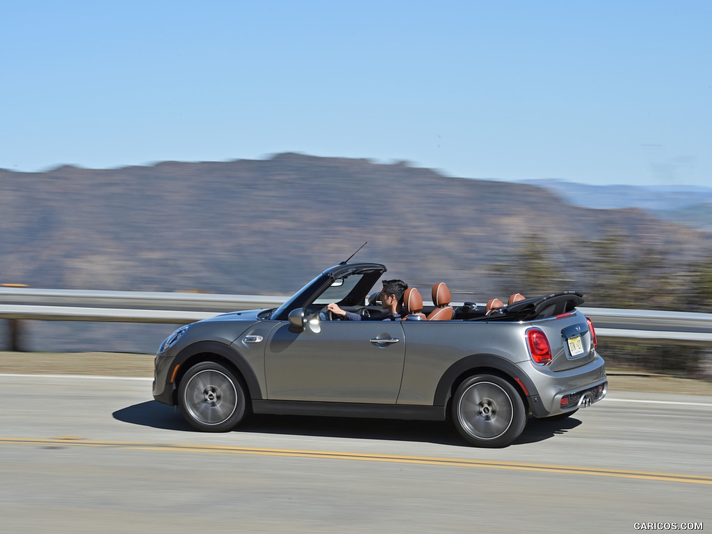 2016 MINI Cooper S Convertible (Color: Melting Silver Metallic) - Side