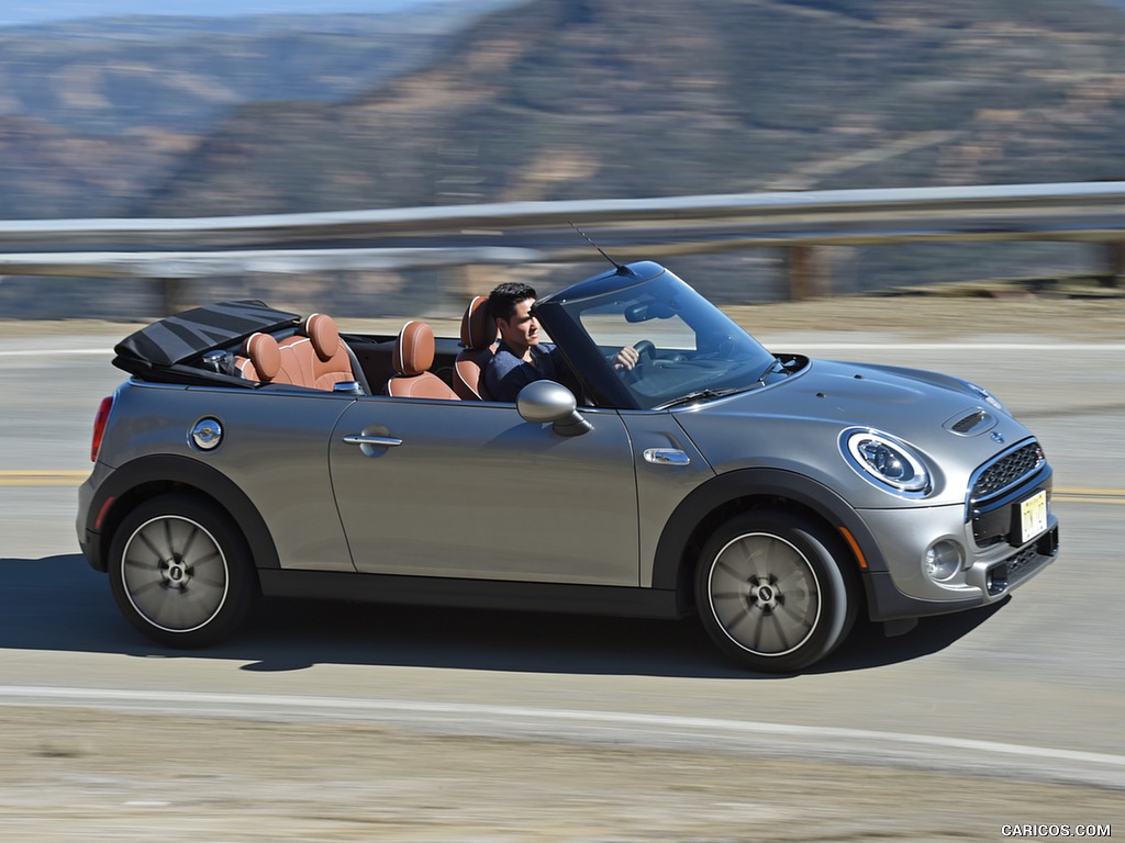 2016 MINI Cooper S Convertible (Color: Melting Silver Metallic) - Side