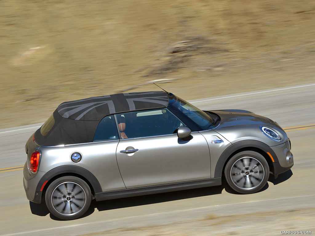 2016 MINI Cooper S Convertible (Color: Melting Silver Metallic) - Side