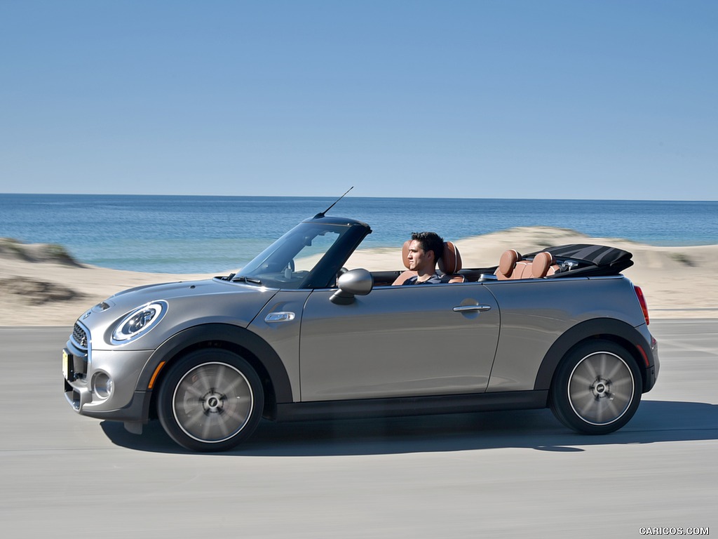 2016 MINI Cooper S Convertible (Color: Melting Silver Metallic) - Side