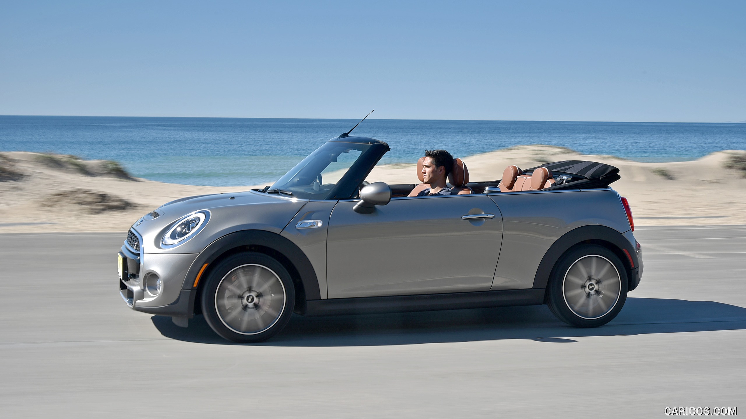 2016 MINI Cooper S Convertible (Color: Melting Silver Metallic) - Side ...