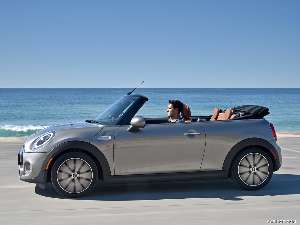 2016 MINI Cooper S Convertible (Color: Melting Silver Metallic) - Side