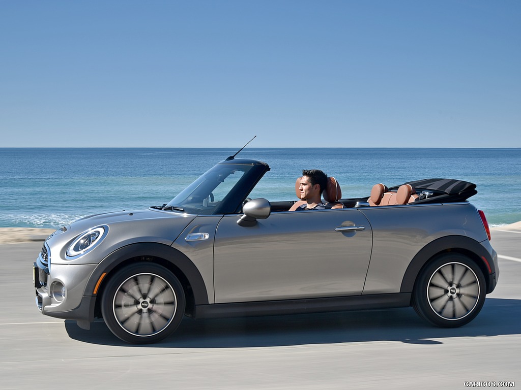 2016 MINI Cooper S Convertible (Color: Melting Silver Metallic) - Side