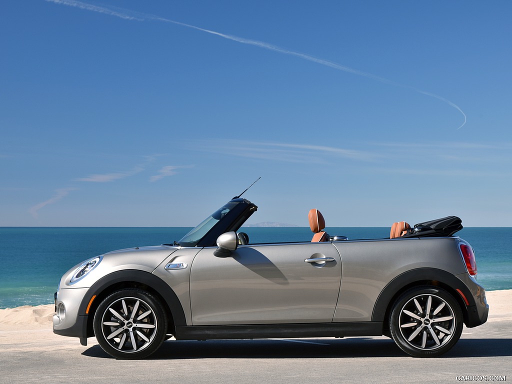 2016 MINI Cooper S Convertible (Color: Melting Silver Metallic) - Side