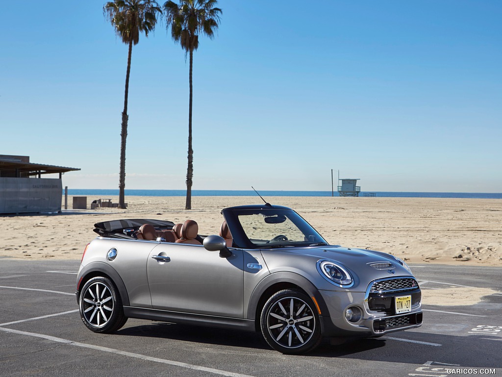 2016 MINI Cooper S Convertible (Color: Melting Silver Metallic) - Side