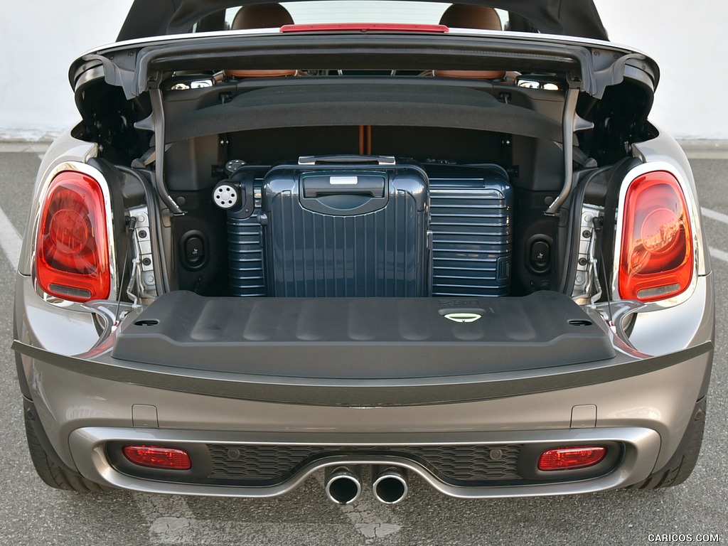 2016 MINI Cooper S Convertible (Color: Melting Silver Metallic) - Trunk