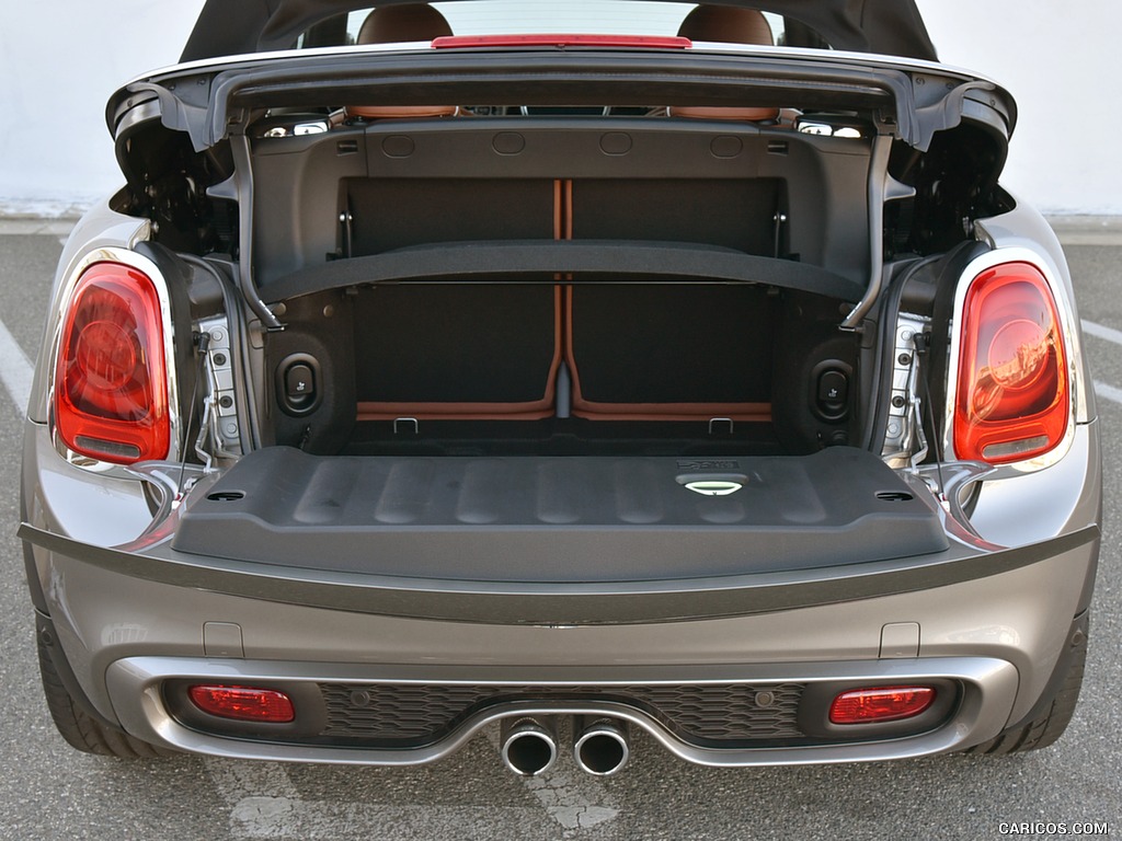 2016 MINI Cooper S Convertible (Color: Melting Silver Metallic) - Trunk