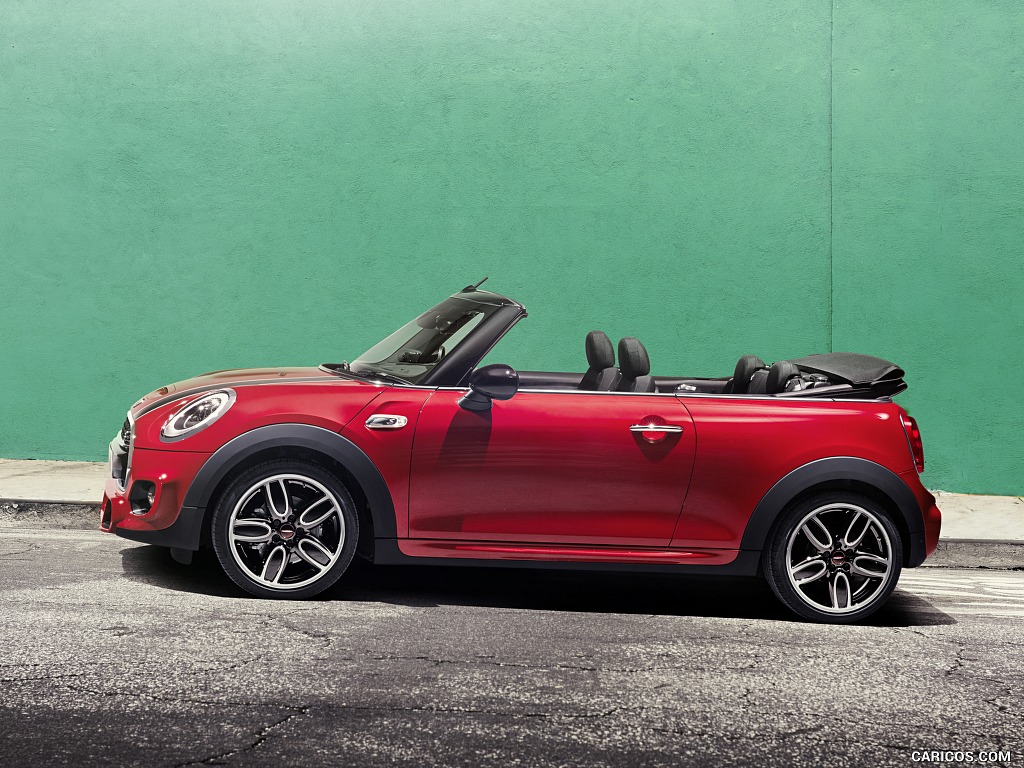 2016 MINI Cooper S Convertible with John Cooper Works Exterior package (Color: Chili Red)