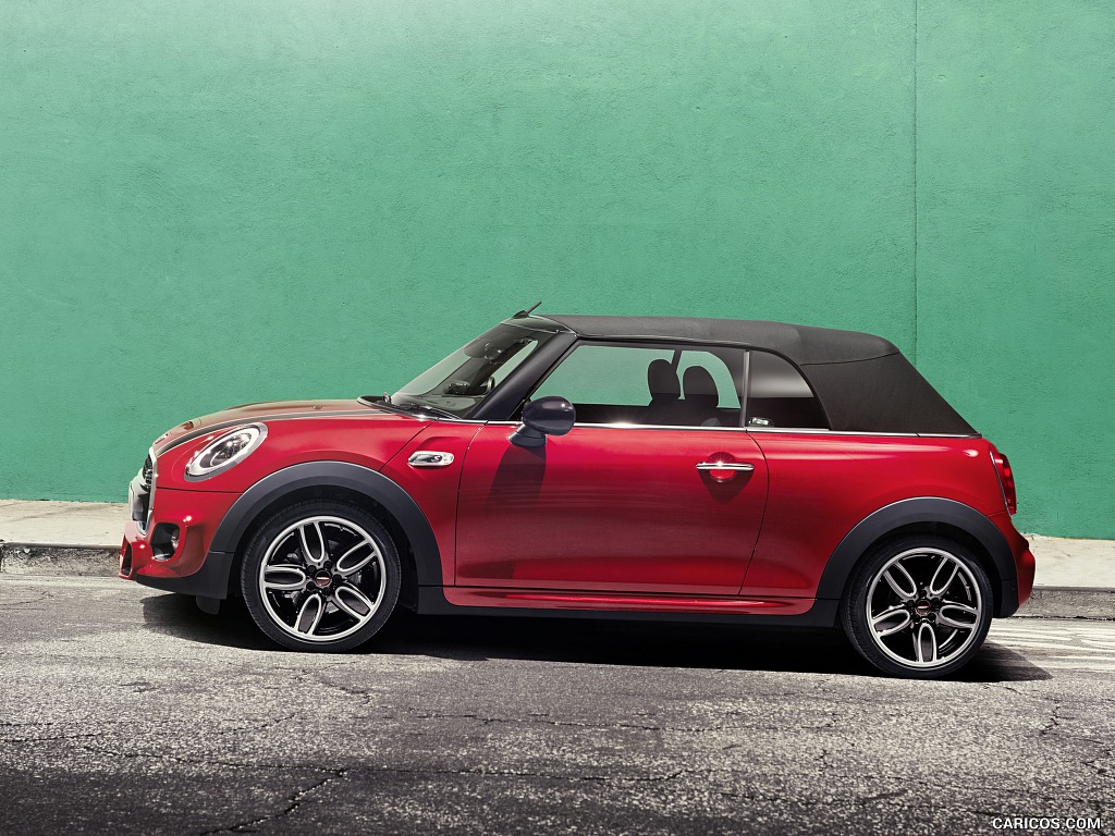 2016 MINI Cooper S Convertible with John Cooper Works Exterior package (Color: Chili Red)