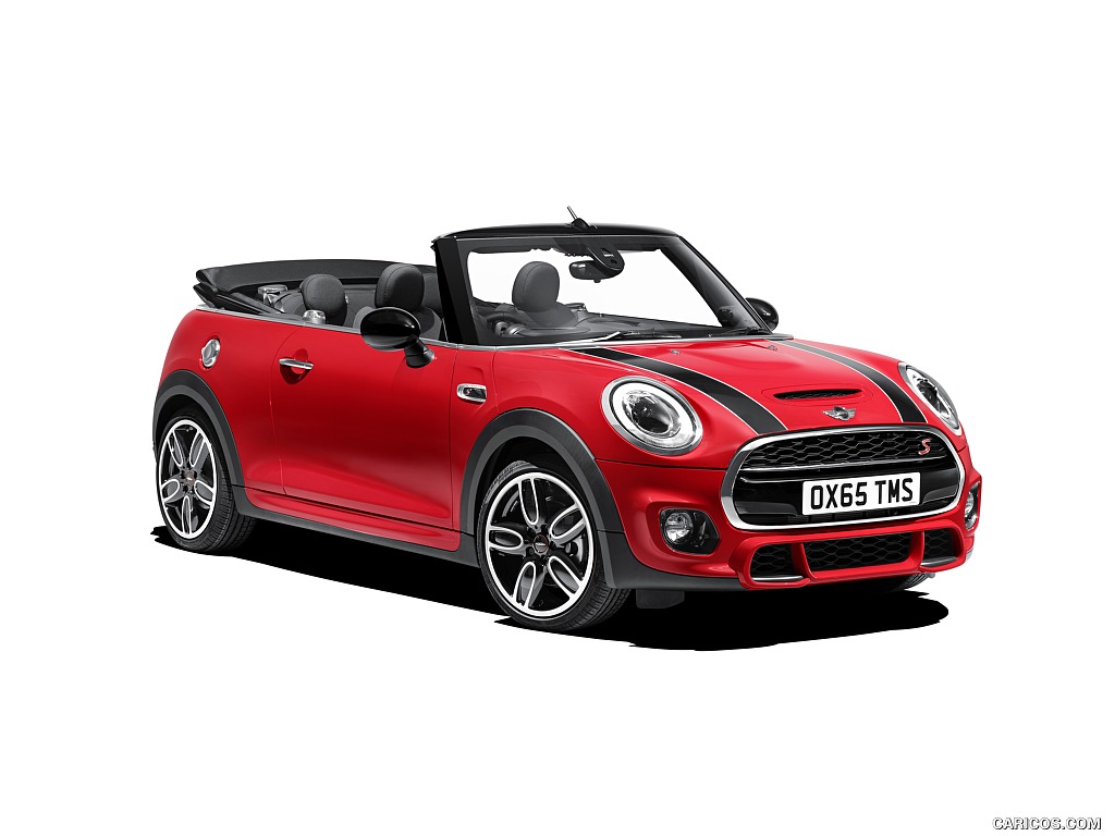 2016 MINI Cooper S Convertible with John Cooper Works Exterior package (Color: Chili Red)