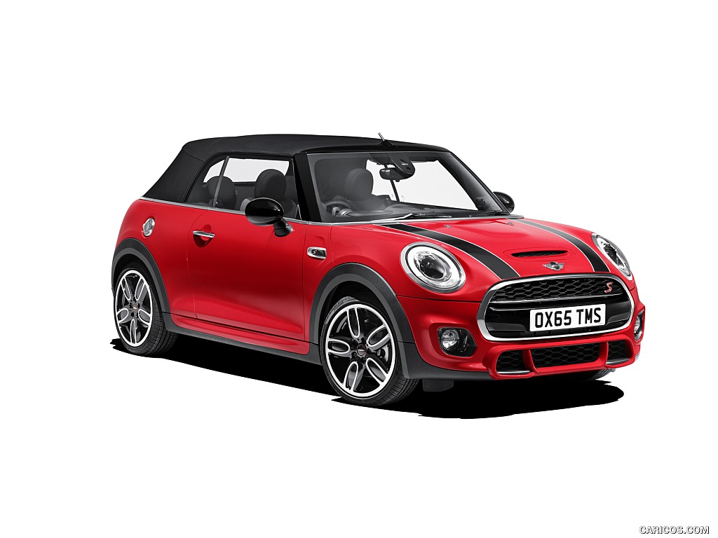 2016 MINI Cooper S Convertible with John Cooper Works Exterior package (Color: Chili Red)