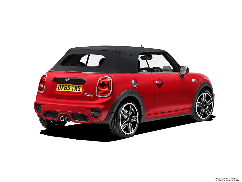 2016 MINI Cooper S Convertible with John Cooper Works Exterior package (Color: Chili Red)