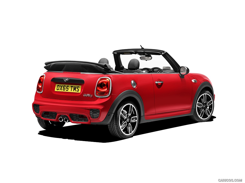 2016 MINI Cooper S Convertible with John Cooper Works Exterior package (Color: Chili Red)