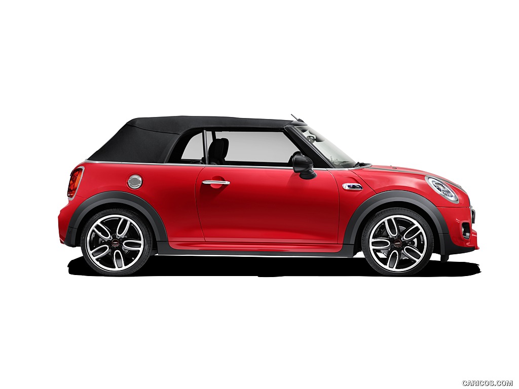 2016 MINI Cooper S Convertible with John Cooper Works Exterior package (Color: Chili Red)