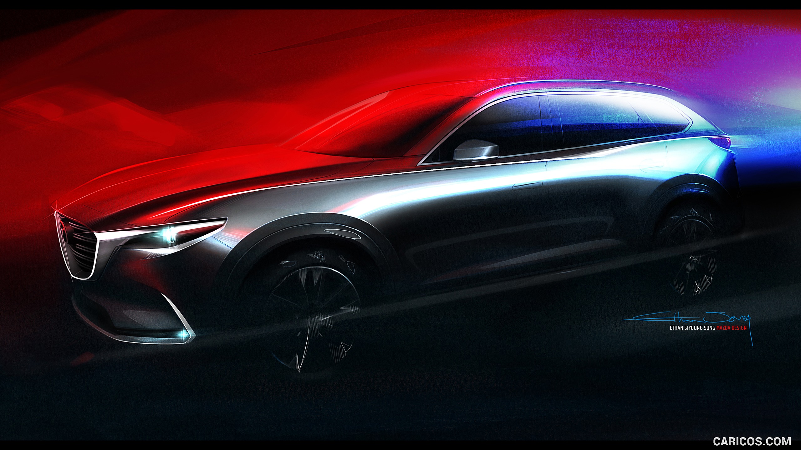 2016 Mazda CX-9 - Design Sketch, #24 of 69